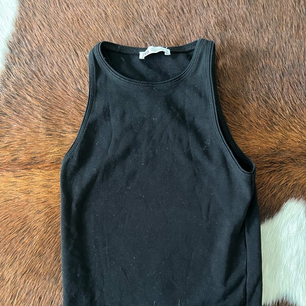 Zara Hi Neck Tank